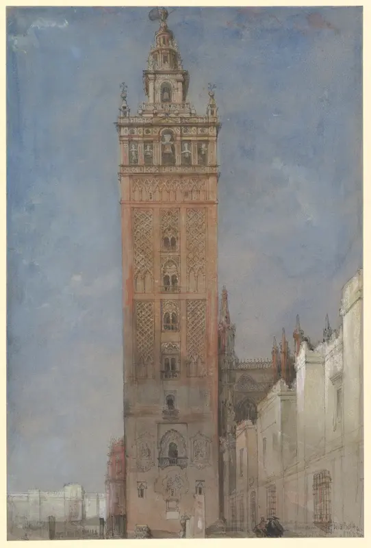 The Giralda, Seville Wall Art by David Roberts - High-Resolution Digital Print