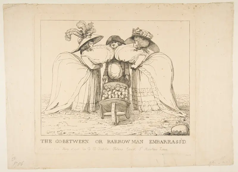 The Go-Between or Barrow Man Embarrass'd Wall Art by George Townley Stubbs - High-Resolution Digital Print