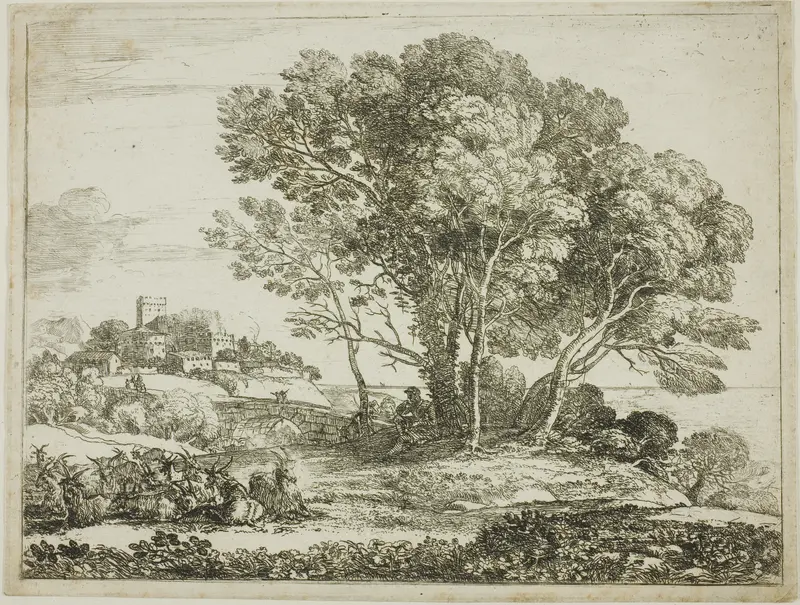 The Goatherd Wall Art by Claude Lorrain - High-Resolution Digital Print