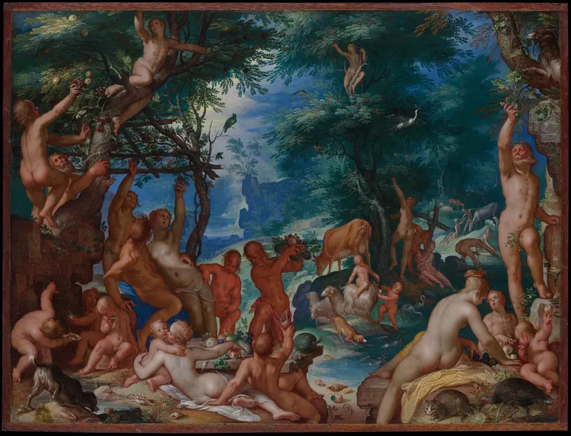 The Golden Age Wall Art by Joachim Wtewael - High-Resolution Digital Print