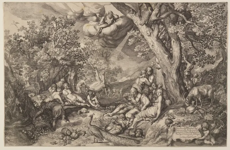 The Golden Age Wall Art by Abraham Bloemaert - High-Resolution Digital Print
