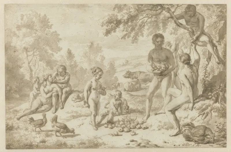 The Golden Age Wall Art by Adriaen van de Velde - High-Resolution Digital Print