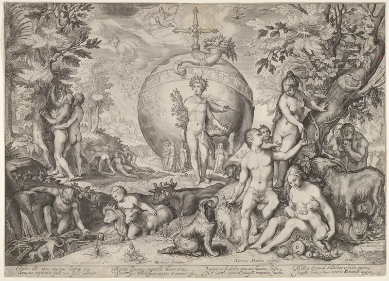 The Golden Age Wall Art by Adriaen Matham - High-Resolution Digital Print
