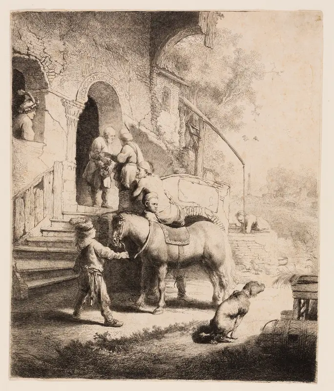 The Good Samaritan Wall Art by Rembrandt van Rijn - High-Resolution Digital Print