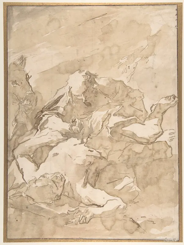 The Good Samaritan Wall Art by Giovanni Antonio Guardi - High-Resolution Digital Print
