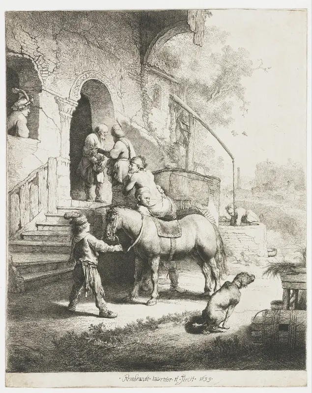 The Good Samaritan Wall Art by Unknown - High-Resolution Digital Print