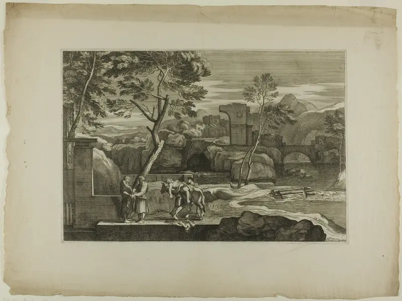The Good Samaritan Takes the Wounded Man from his Donkey