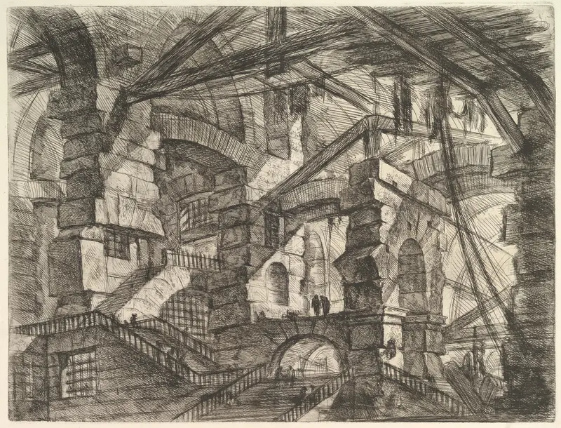 The Gothic Arch, from "Carceri d'invenzione" (Imaginary Prisons)