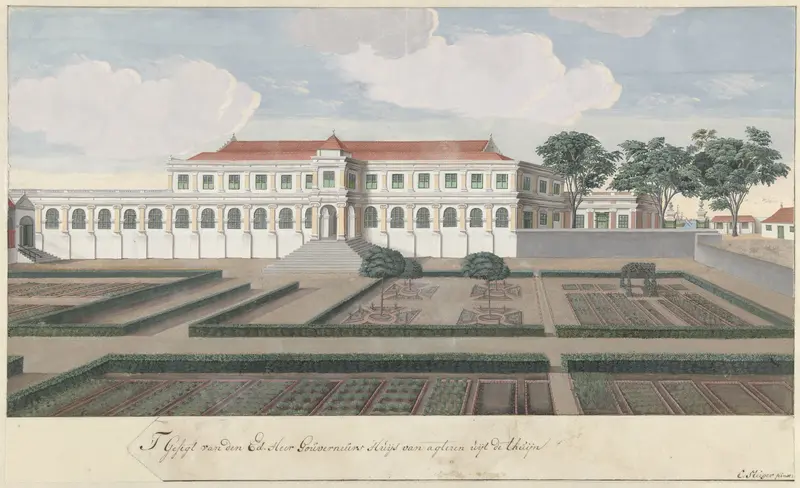 The Governor’s Residence and Garden at Colombo Wall Art by Unknown - High-Resolution Digital Print