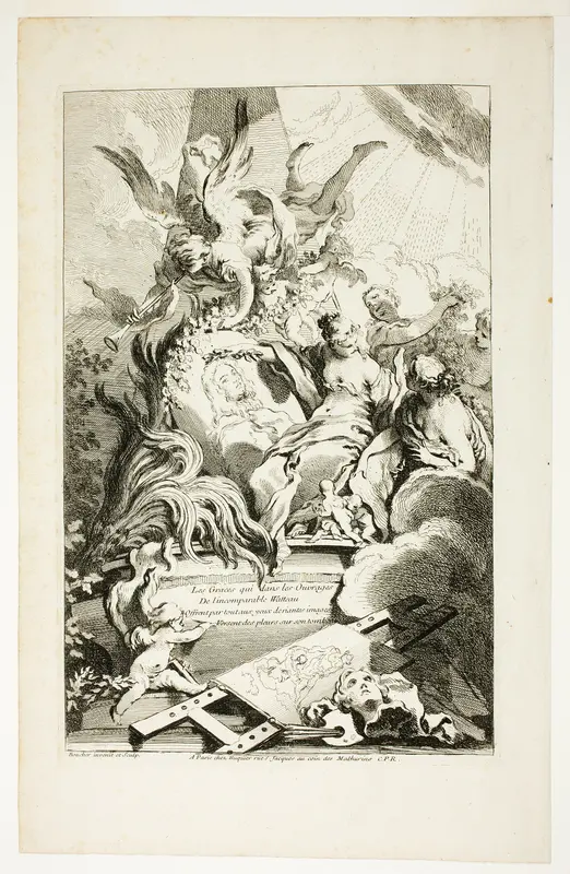 The Graces on the Tomb of Watteau