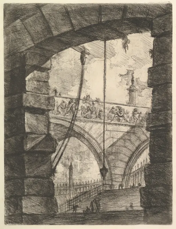 The Grand Piazza, from "Carceri d'invenzione" (Imaginary Prisons)