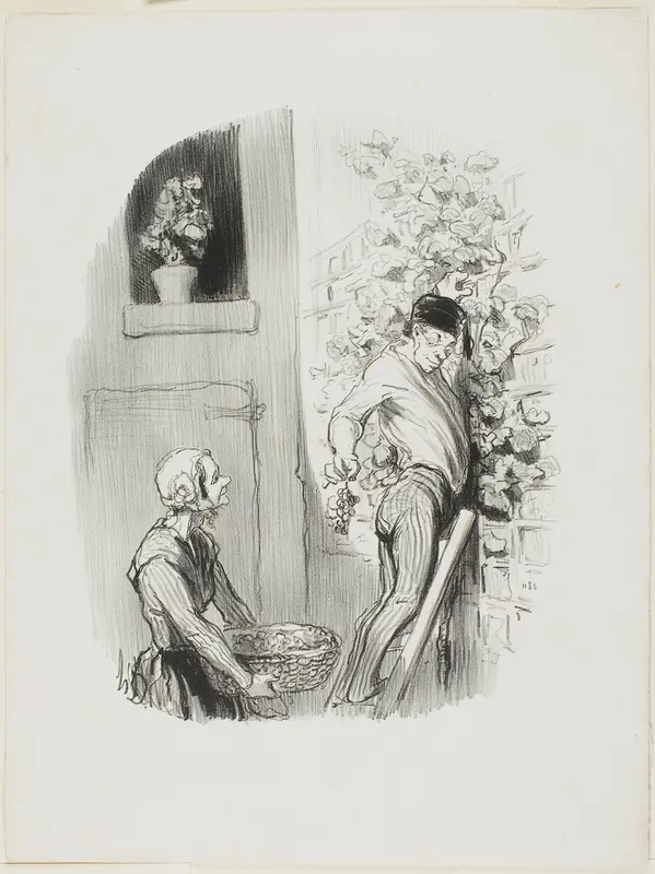 The Grape Gatherer, from Les Bons Bourgeois