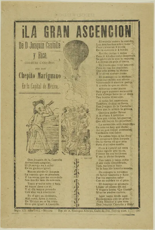 The Great Ascension Wall Art by José Guadalupe Posada - High-Resolution Digital Print