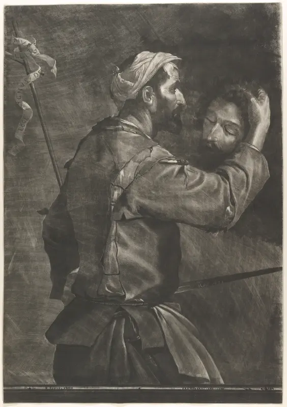 The Great Executioner with the Head of Saint John the Baptist Wall Art by Prince Rupert of the Rhine - High-Resolution Digital Print