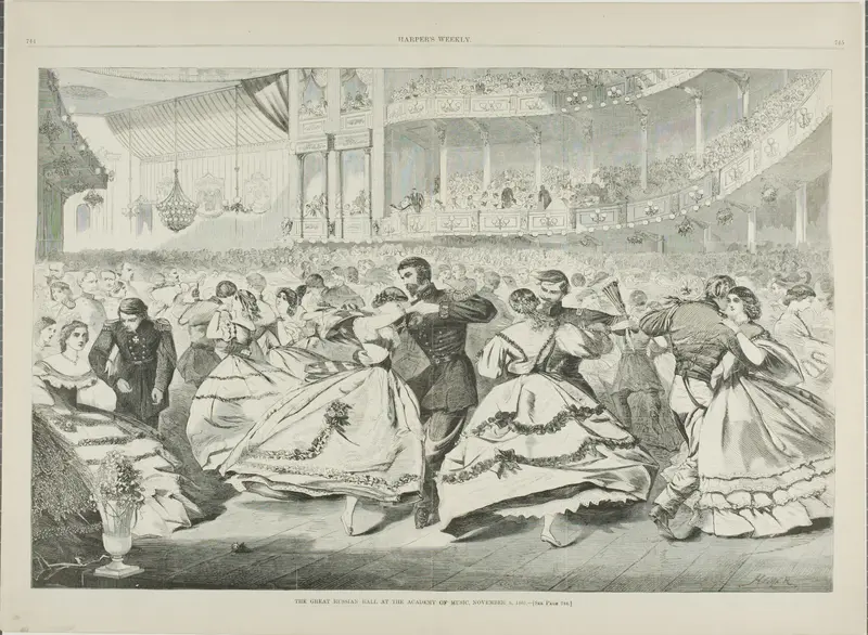 The Great Russian Ball at the Academy of Music, November 5, 1863