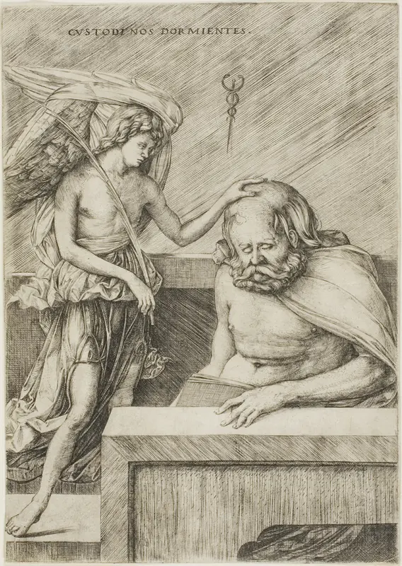 The Guardian Angel Wall Art by Jacopo de' Barbari - High-Resolution Digital Print