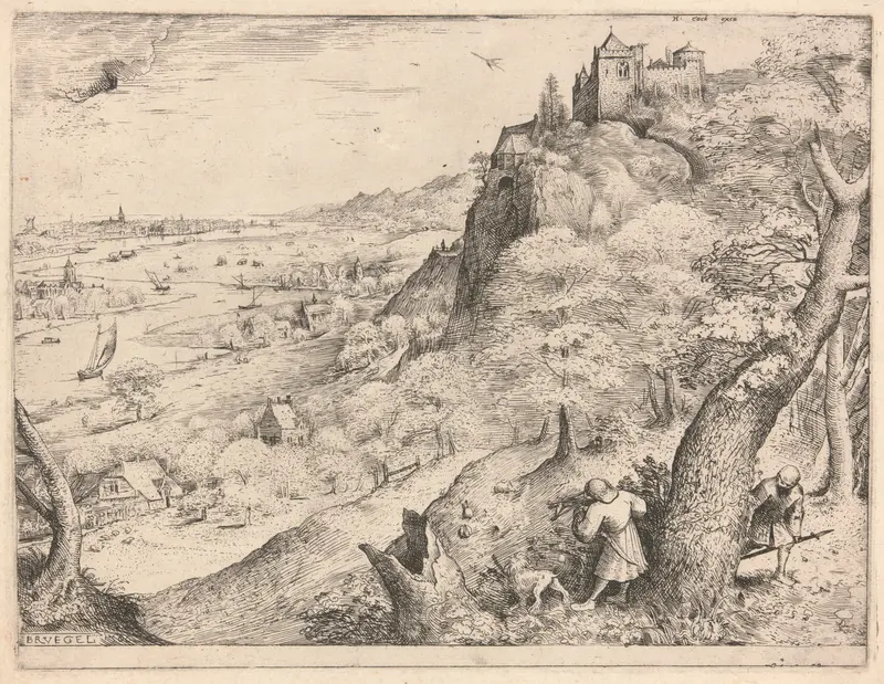 The Hare Hunters Wall Art by Pieter Bruegel, the elder - High-Resolution Digital Print