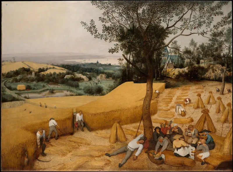The Harvesters Wall Art by Pieter Bruegel the Elder - High-Resolution Digital Print