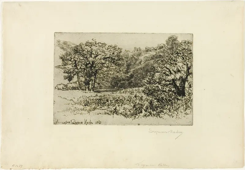 The Herd Wall Art by Francis Seymour Haden - High-Resolution Digital Print