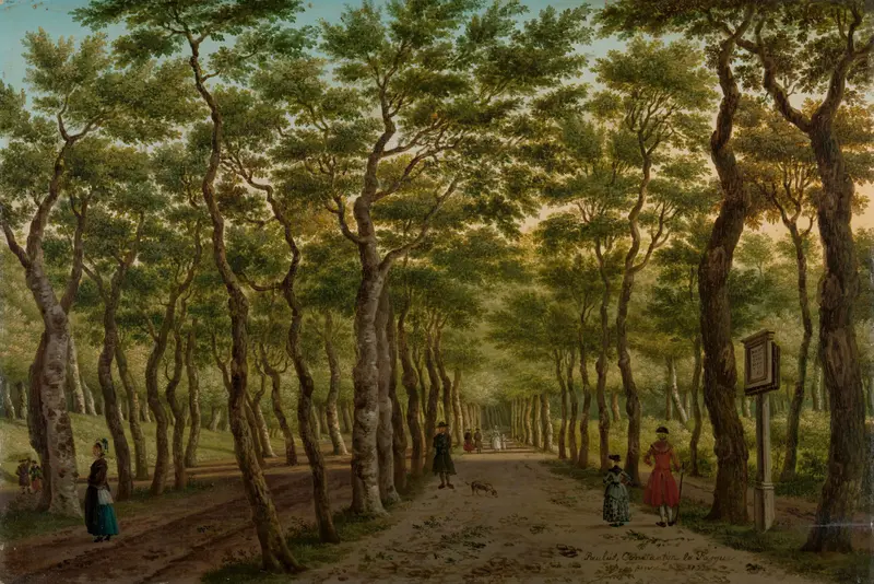 The Herepad in the Haagse Bos Wall Art by Unknown - High-Resolution Digital Print