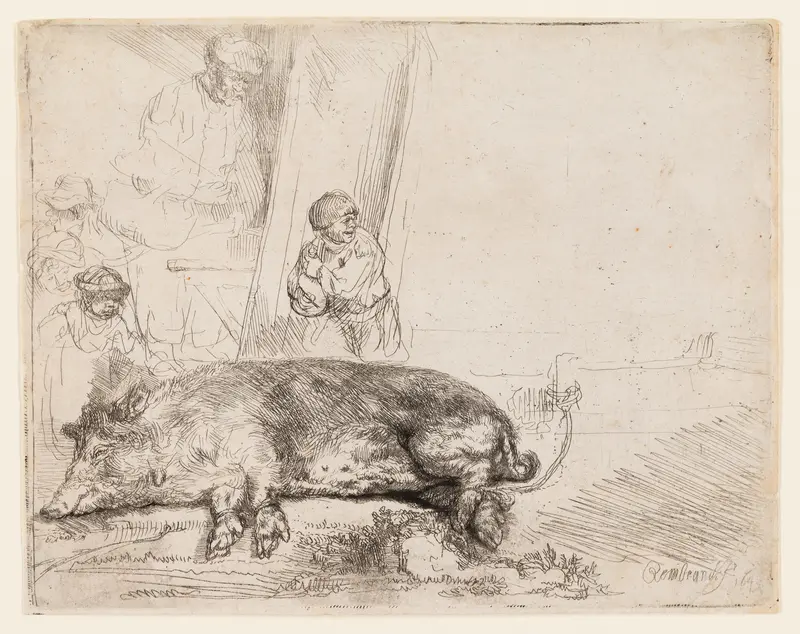 The Hog Wall Art by Rembrandt van Rijn - High-Resolution Digital Print