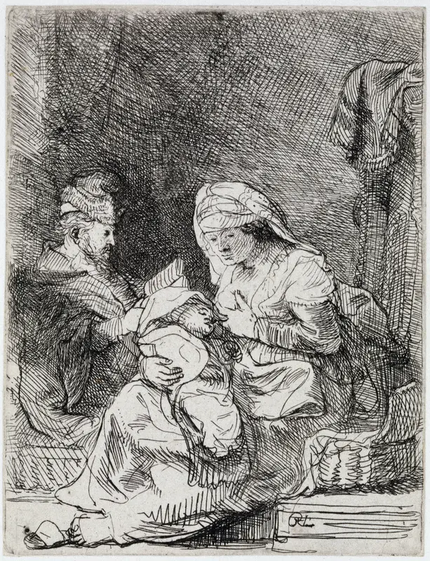 The Holy Family Wall Art by Unknown - High-Resolution Digital Print