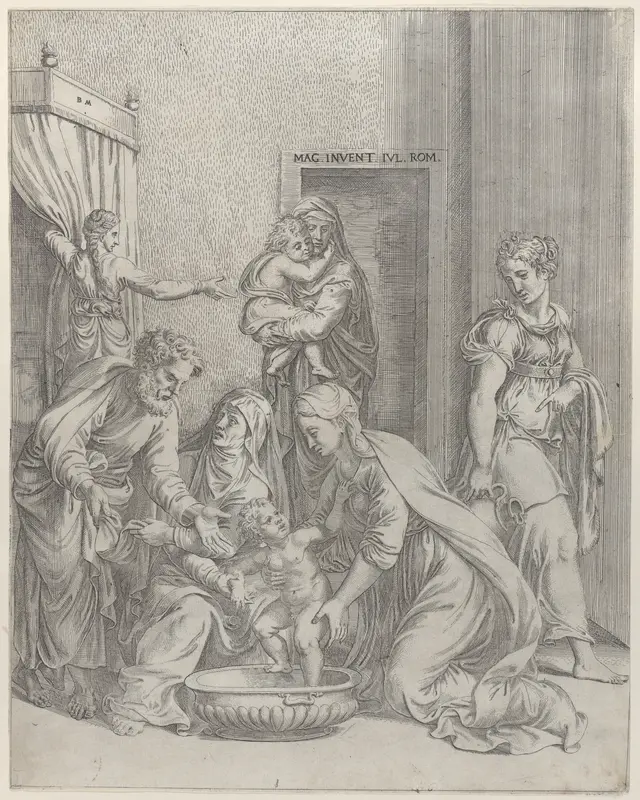 The Holy Family Wall Art by Battista Angolo del Moro - High-Resolution Digital Print