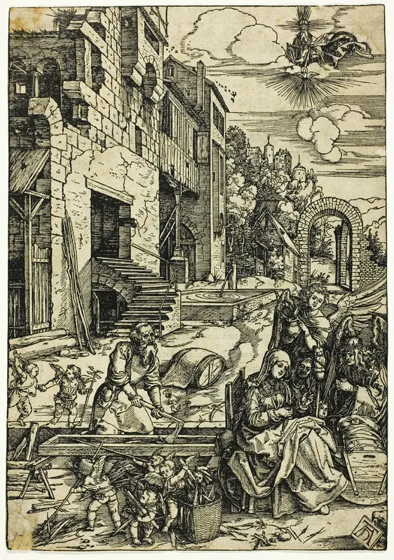 The Holy Family in Egypt, from The Life of the Virgin