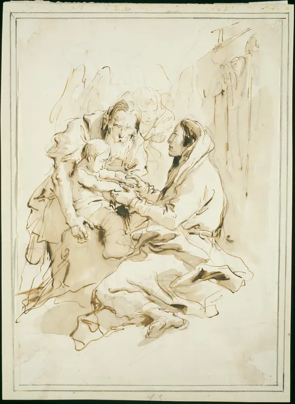 The Holy Family, Saint Joseph with a Book