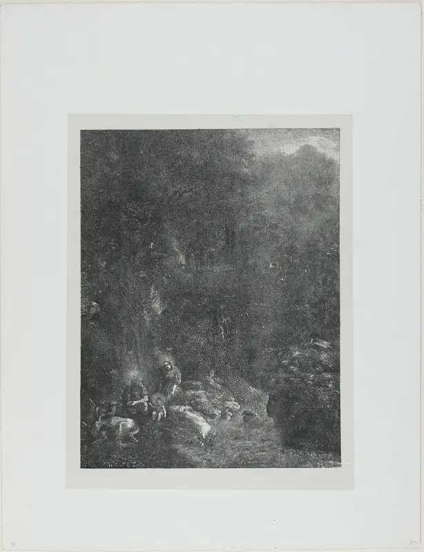 The Holy Family with Deer