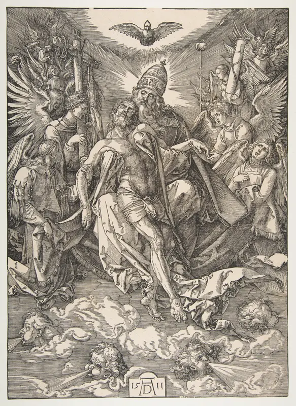The Holy Trinity Wall Art by Albrecht Dürer - High-Resolution Digital Print