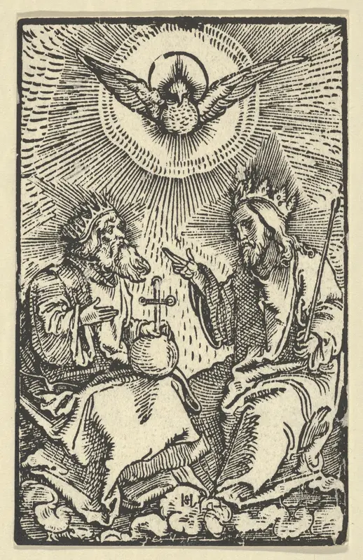 The Holy Trinity, from "Via Felicitatis" Wall Art by Hans Schäufelein - High-Resolution Digital Print