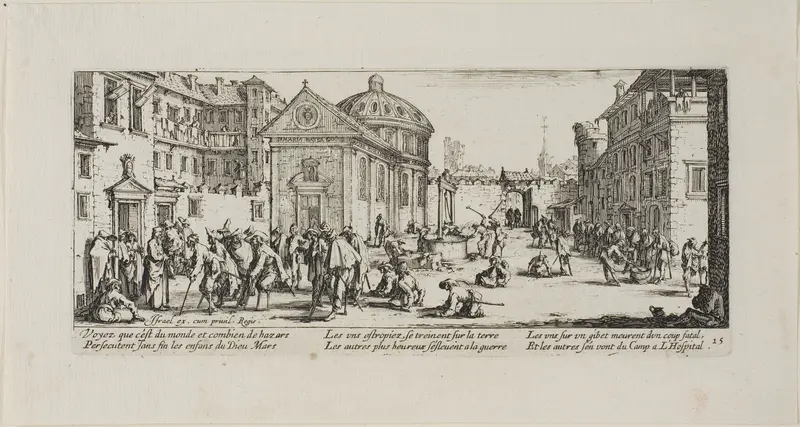 The Hospital, plate fifteen from The Miseries of War