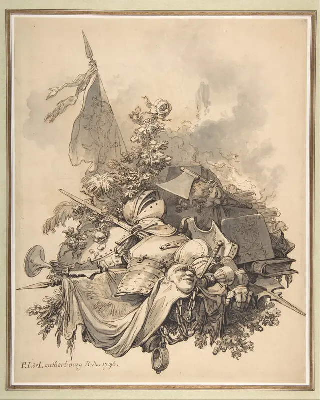 The House of York Wall Art by Philippe Jacques de Loutherbourg - High-Resolution Digital Print
