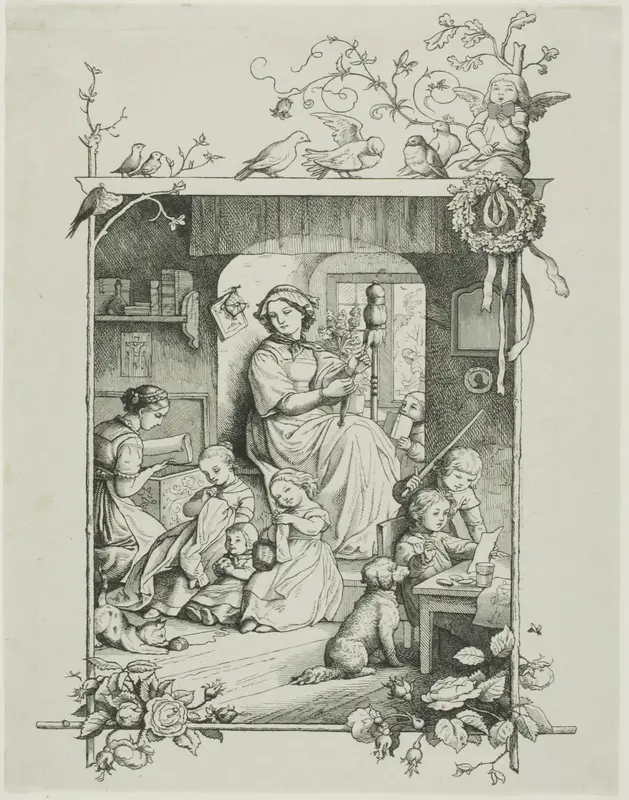 The Housewife Wall Art by August Gaber - High-Resolution Digital Print