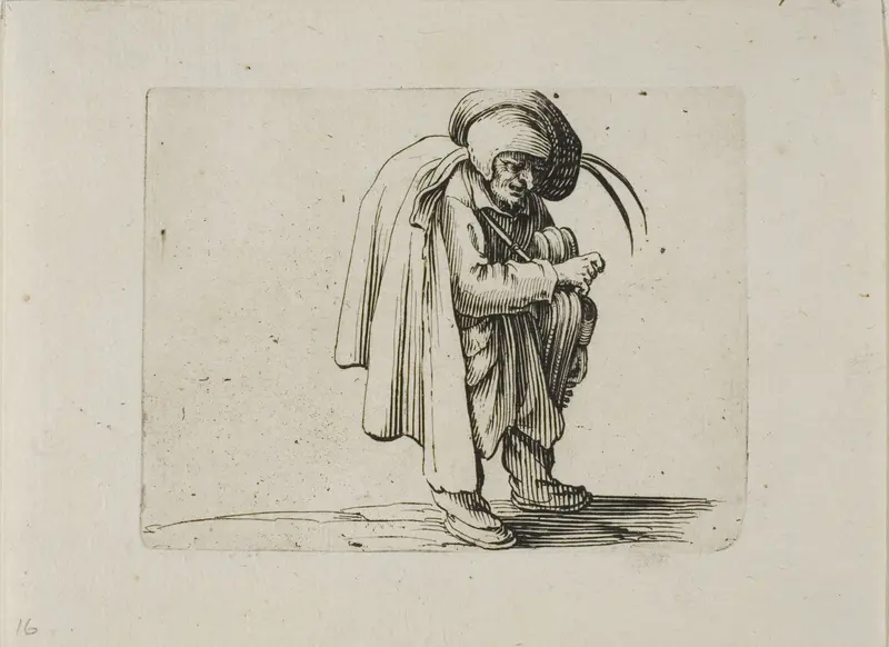 The Hurdy-Gurdy Player, from Varie Figure Gobbi