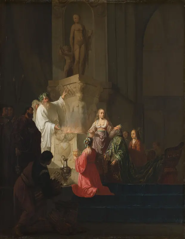 The Idolatry of King Solomon Wall Art by Unknown - High-Resolution Digital Print