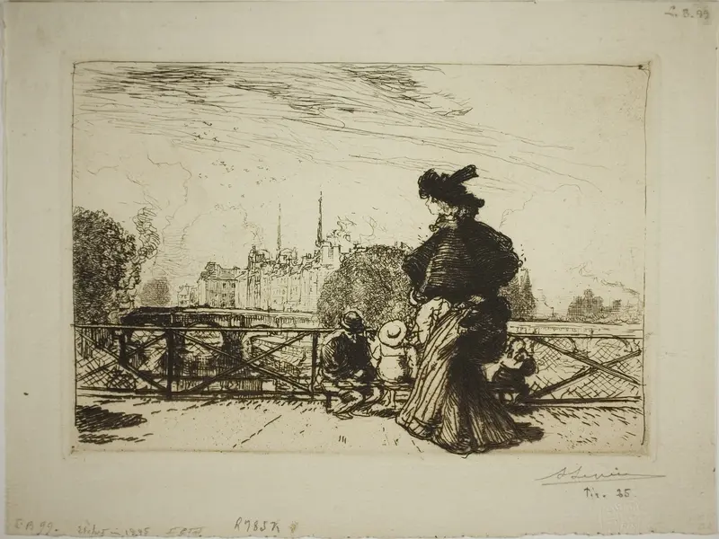 The Île de la Cité viewed from the Pont des Arts