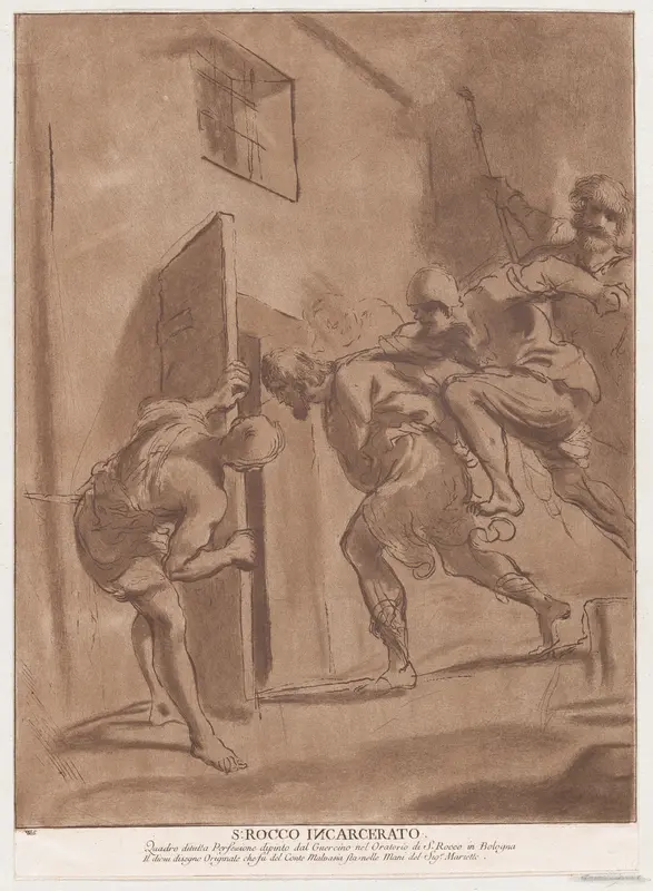 The Incarceration of St. Roch Wall Art by Vincenzio Vangelisti - High-Resolution Digital Print