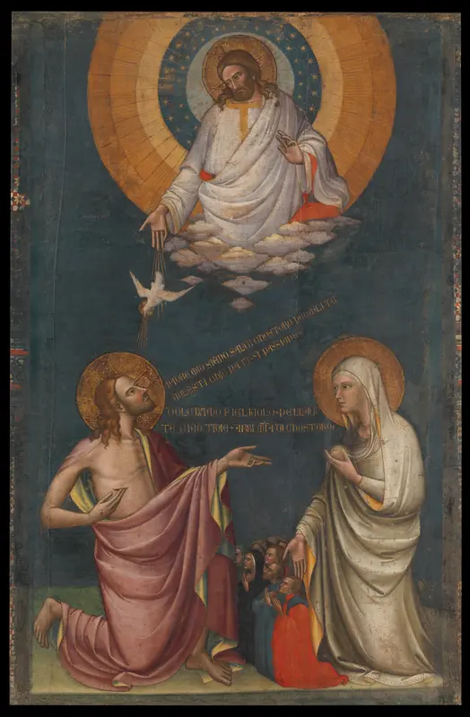 The Intercession of Christ and the Virgin Wall Art by Lorenzo Monaco (Piero di Giovanni) - High-Resolution Digital Print
