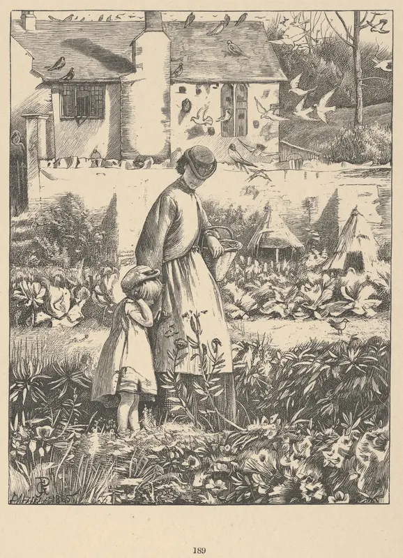 The Island Bee, from "Picture Poesies" Wall Art by George John Pinwell - High-Resolution Digital Print