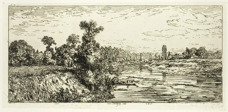 The Isle of Aligre, with Two Boats