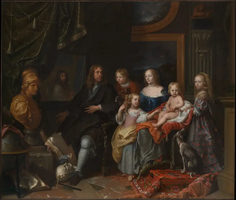The Jabach Family Wall Art by Charles Le Brun - High-Resolution Digital Print