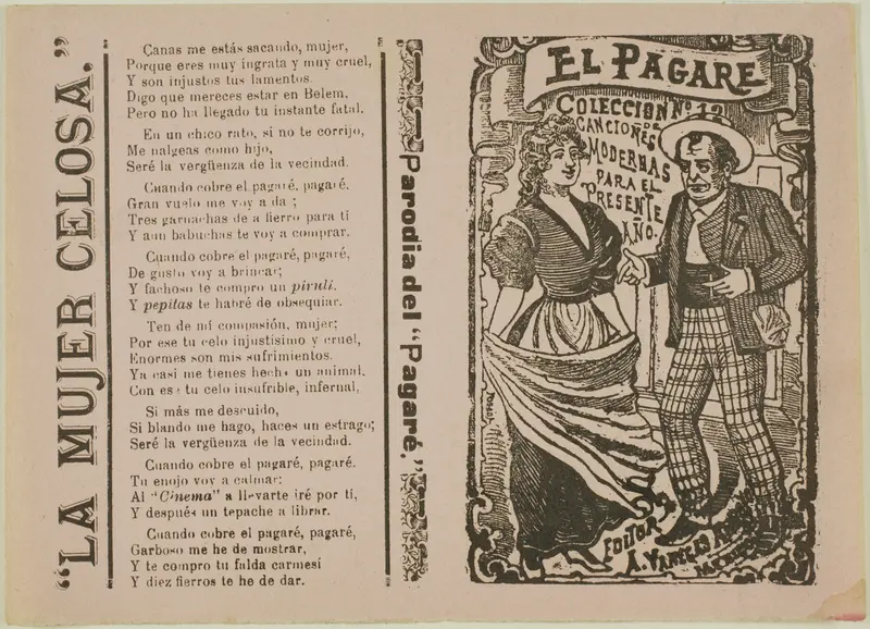 The Jealous Wife Wall Art by José Guadalupe Posada - High-Resolution Digital Print