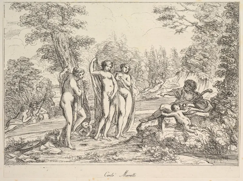 The Judgement of Paris(?) Wall Art by Giuseppe Canale - High-Resolution Digital Print