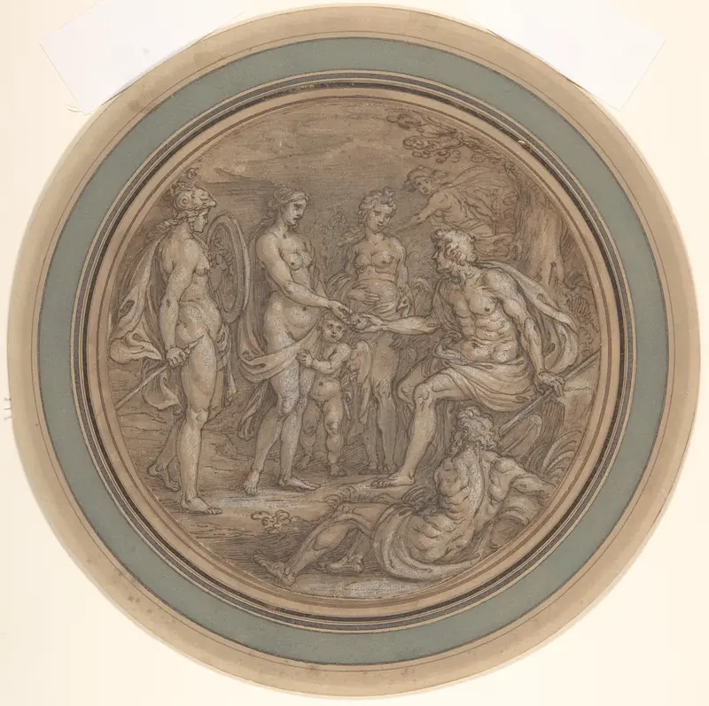 The Judgment of Paris Wall Art by Pieter de Jode I - High-Resolution Digital Print