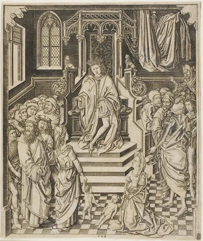 The Judgment of Solomon Wall Art by Unknown - High-Resolution Digital Print