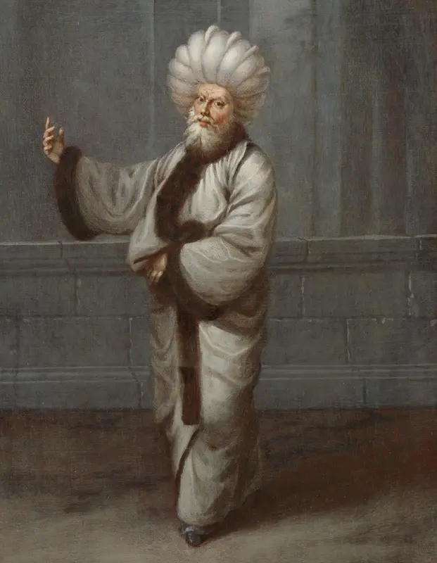 The Kazasker, Judge Wall Art by Jean Baptiste Vanmour - High-Resolution Digital Print