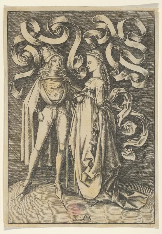 The Knight and the Lady Wall Art by Anonymous - High-Resolution Digital Print