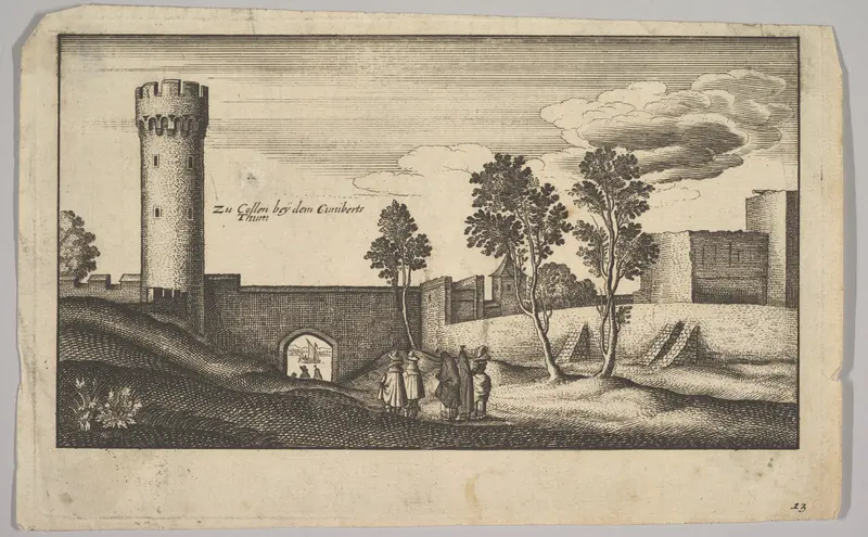The Kunibert Tower near Cologne [copy] Wall Art by Abraham Aubri - High-Resolution Digital Print
